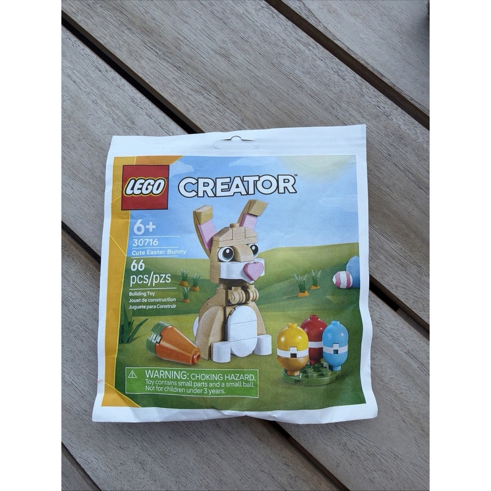 New 2026 Lego Creator 30716 Cute Easter Bunny Paperbag Set